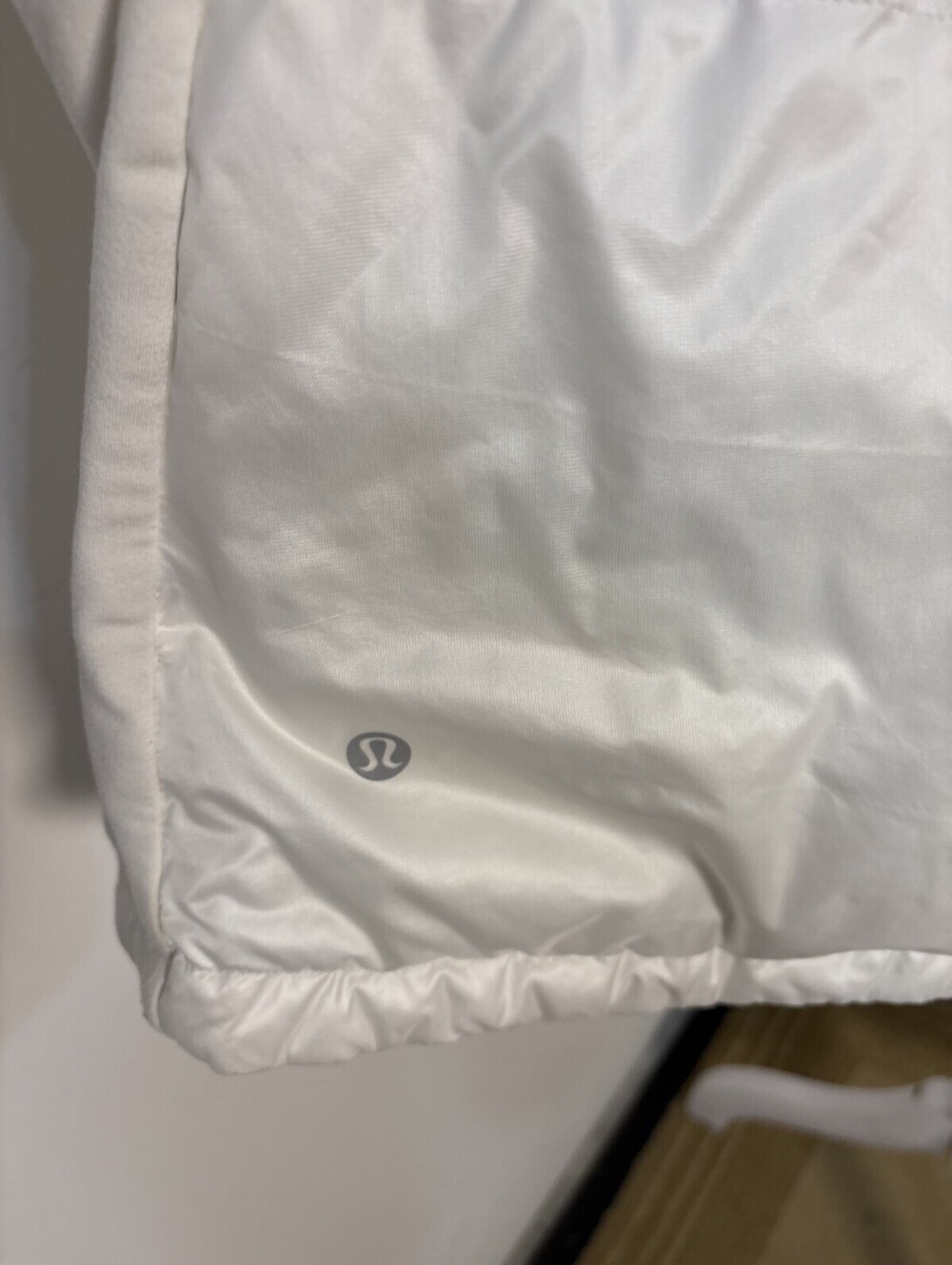 Lululemon Down For A Run Vest II White Goose Down Puffer Vest Size 12 - Picture 6 of 15